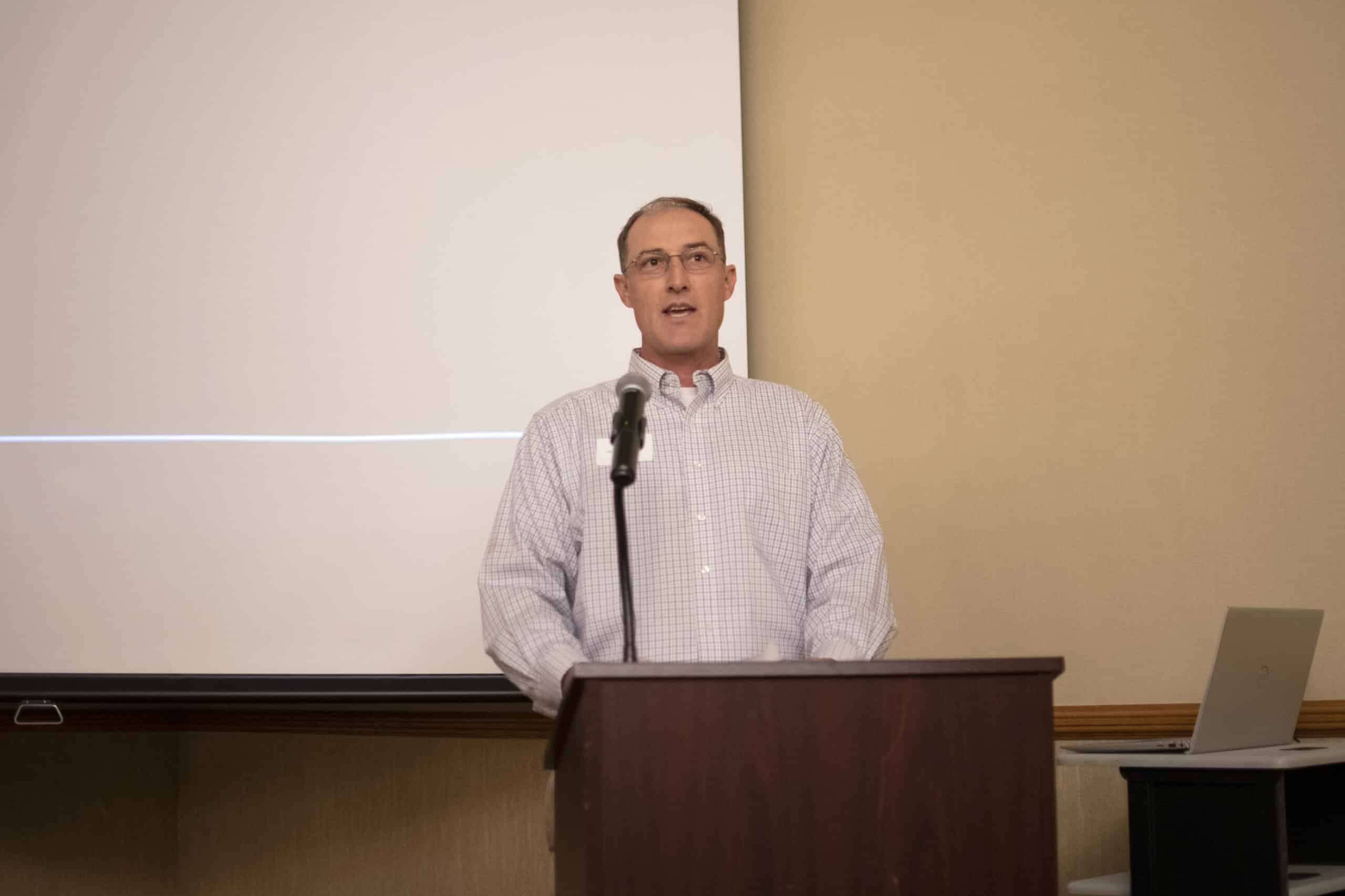 board chair jacob woodworth speaks