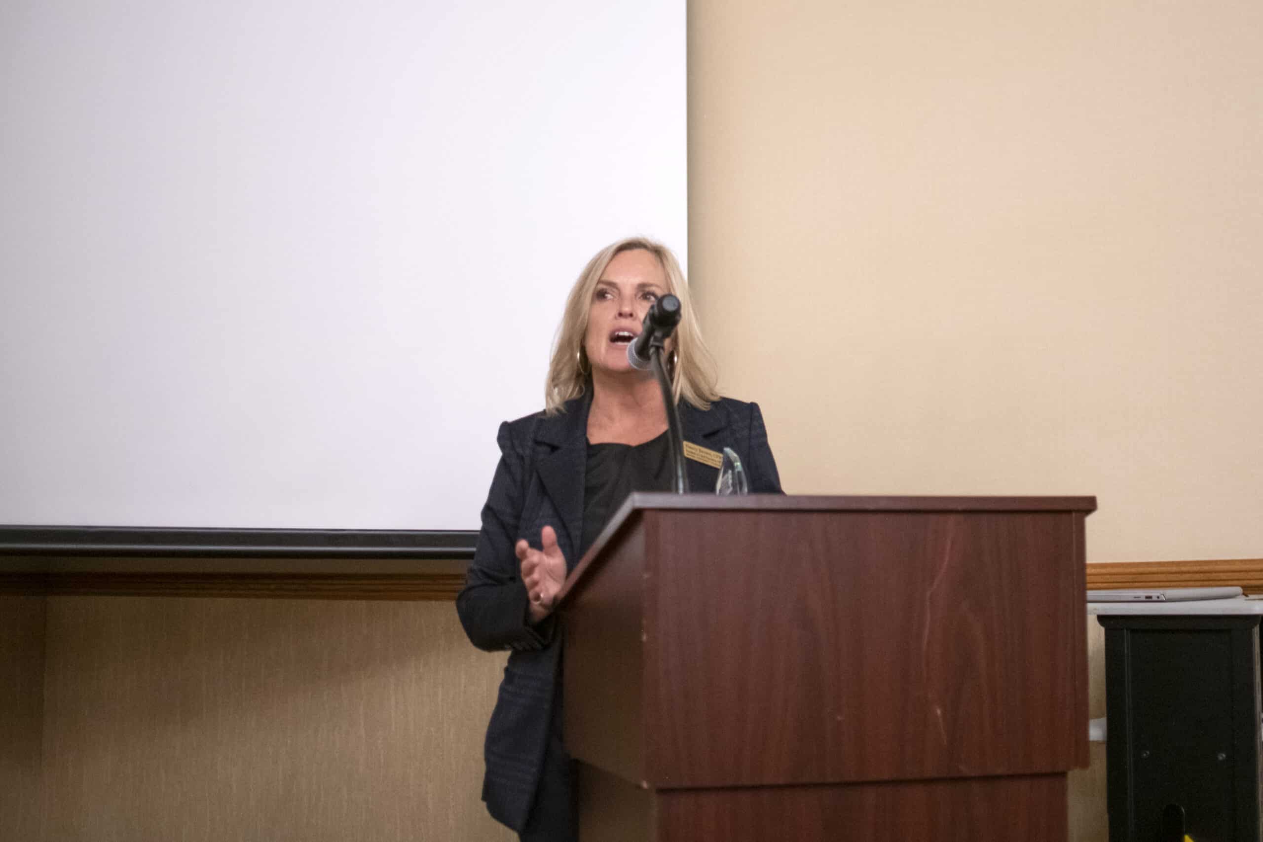 foundation president nancy brown speaks